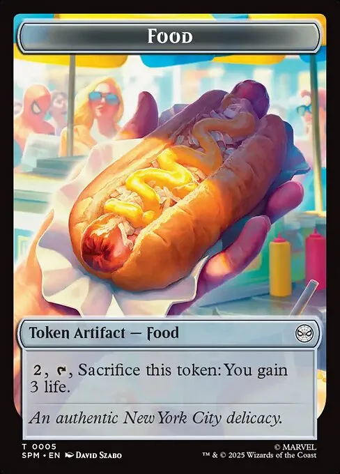 Food · Marvel's Spider-Man Tokens 5/7