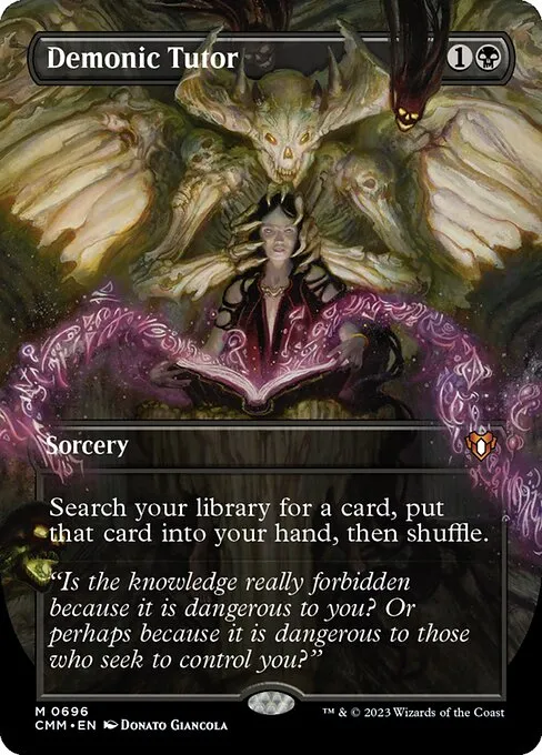 Demonic Tutor · Commander Masters 696/1067