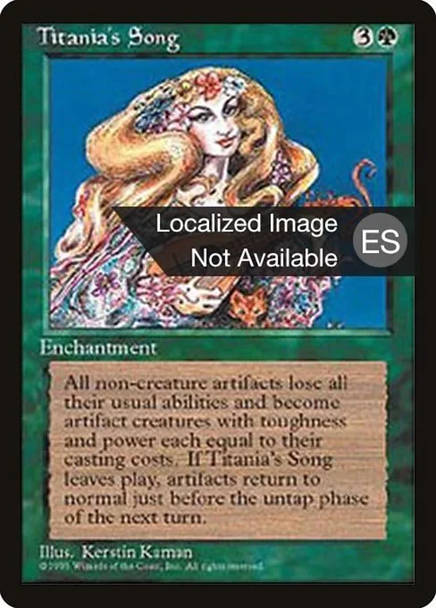 Titania's Song · Fourth Edition Foreign Black Border 276/378