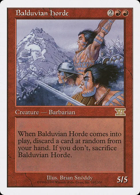 Balduvian Horde · Classic Sixth Edition 167/351
