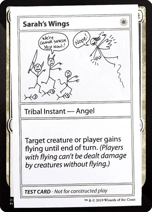 Sarah's Wings · Mystery Booster Playtest Cards 2021 11/121