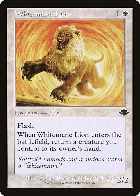Whitemane Lion · Dominaria Remastered 277/457