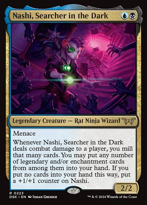 Nashi, Searcher in the Dark · Duskmourn: House of Horror 223/419