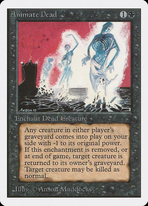 Animate Dead · Unlimited Edition 93/302