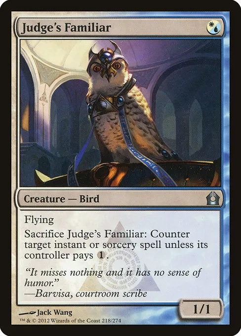 Judge's Familiar · Return to Ravnica 218/274