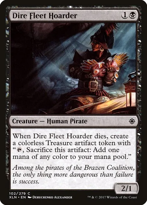 Dire Fleet Hoarder · Ixalan 102/289