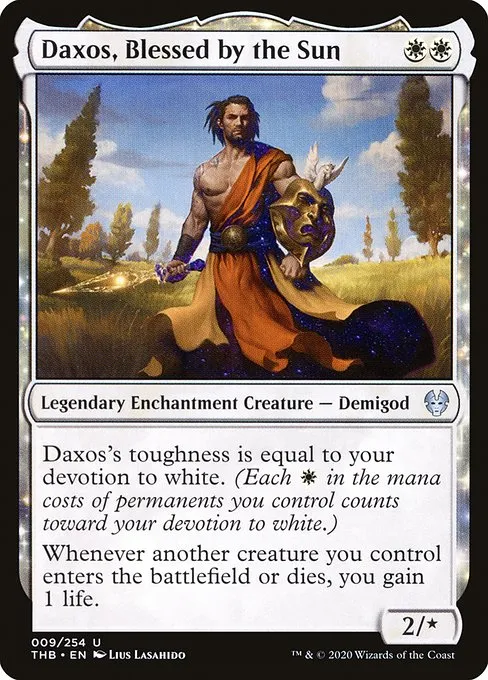 Daxos, Blessed by the Sun · Theros Beyond Death 9/358