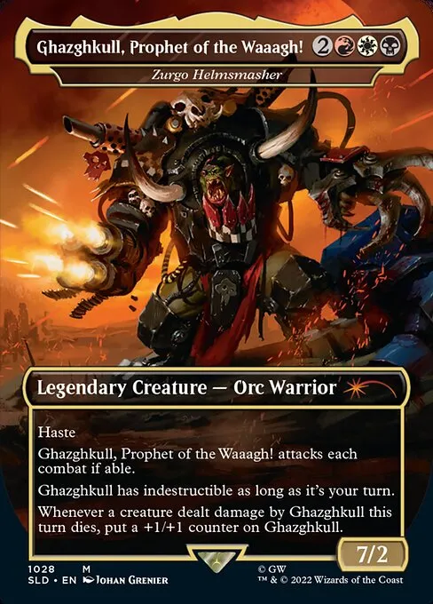 Zurgo Helmsmasher · Secret Lair Drop 1028/2547