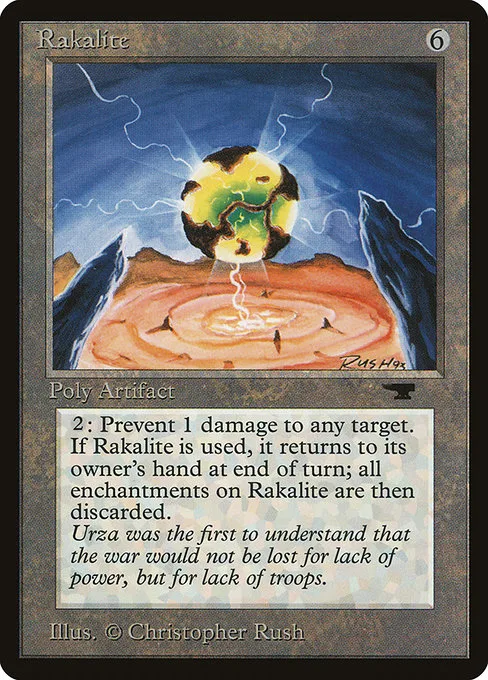 Rakalite · Antiquities 62/102