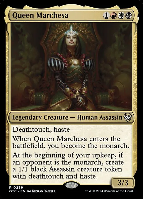 Queen Marchesa · Outlaws of Thunder Junction Commander 239/342