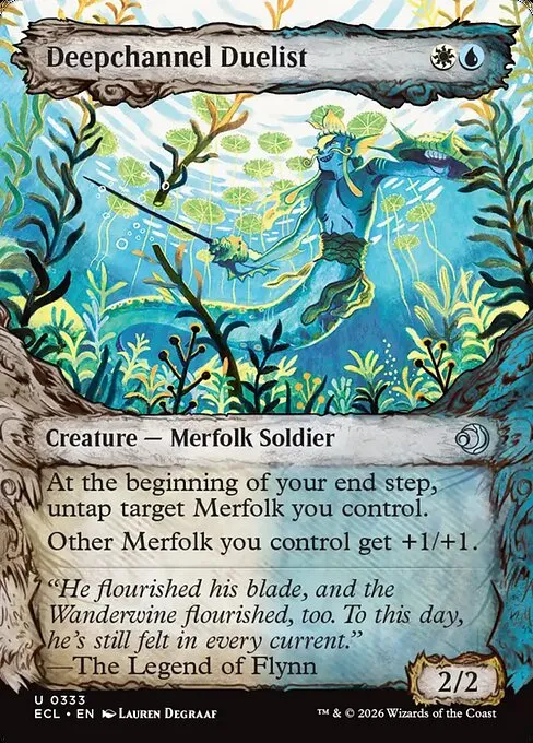 Deepchannel Duelist · Lorwyn Eclipsed 333/408