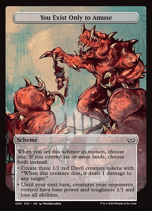 You Exist Only to Amuse · Duskmourn: House of Horror Commander 361/373