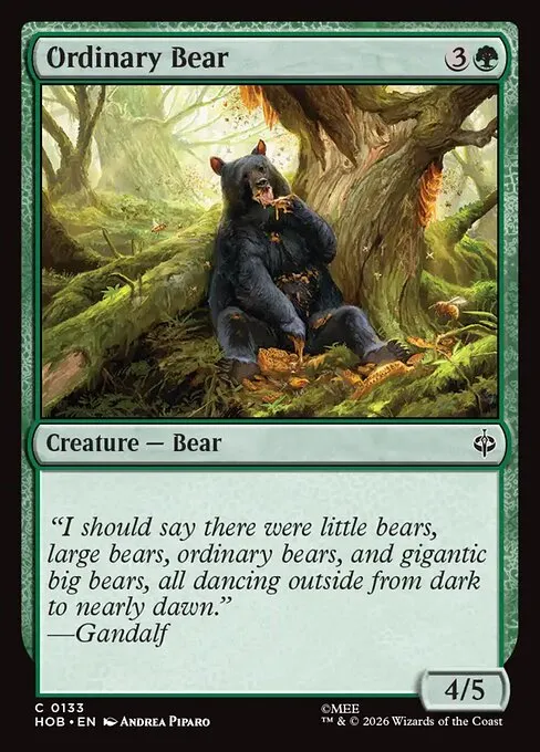 Ordinary Bear · The Hobbit 133/39