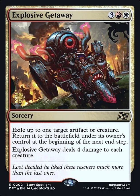 Explosive Getaway · Aetherdrift Promos 202s/160