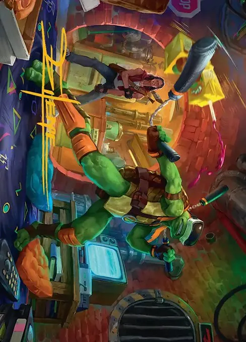 Michelangelo, Game Master // Michelangelo, Game Master · Teenage Mutant Ninja Turtles Art Series 13/54