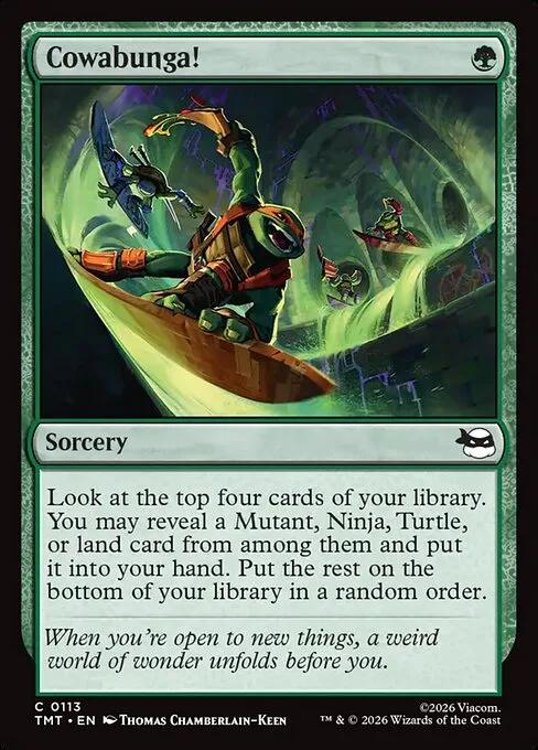 Cowabunga! · Teenage Mutant Ninja Turtles 113/320