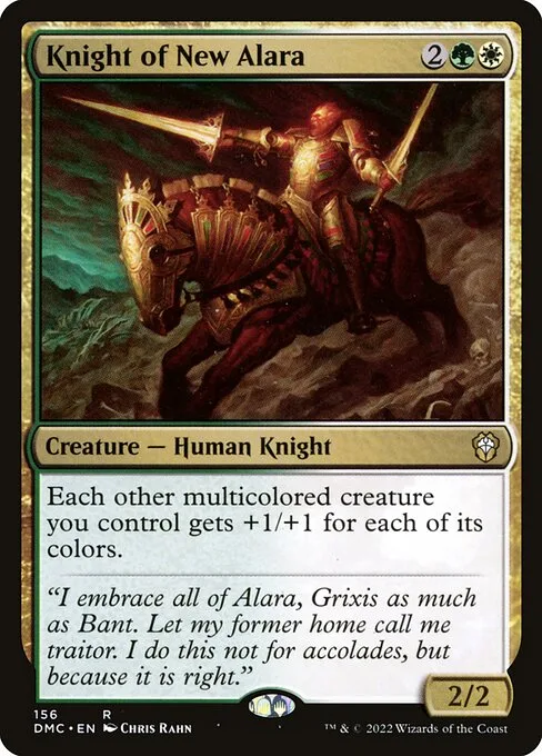 Knight of New Alara · Dominaria United Commander 156/240