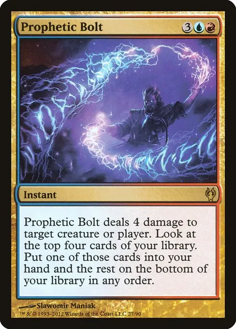 Prophetic Bolt · Duel Decks: Izzet vs. Golgari 27/90