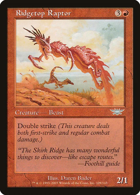 Ridgetop Raptor · Legions 108/145