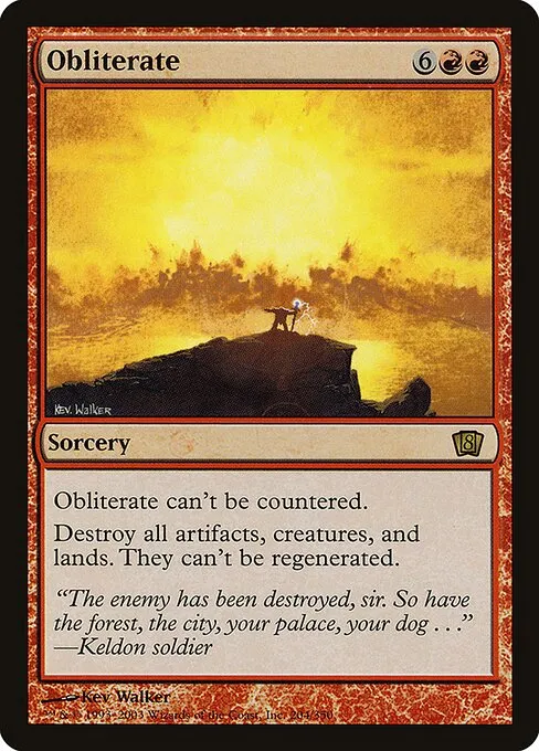 Obliterate · Eighth Edition 204★/711