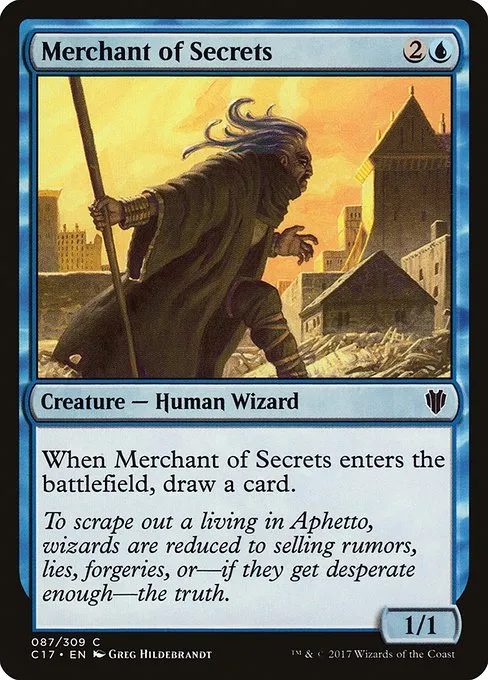 Merchant of Secrets · Commander 2017 87/309