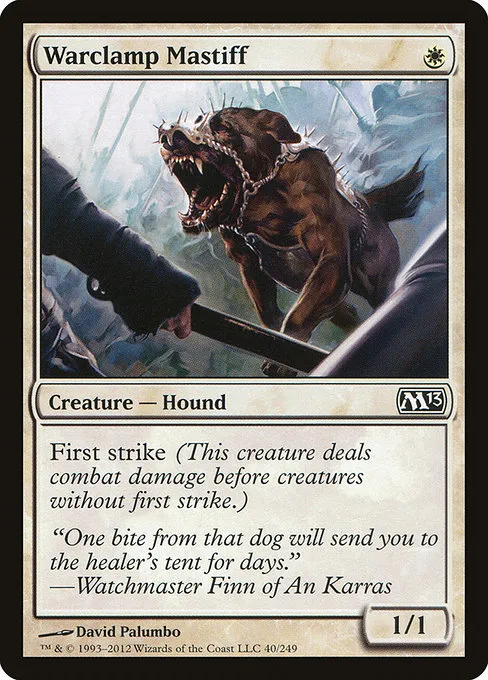 Warclamp Mastiff · Magic 2013 40/249