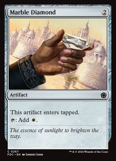 Marble Diamond · Foundations Commander 267/3
