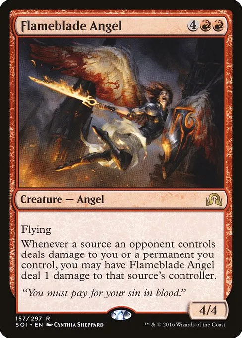 Flameblade Angel · Shadows over Innistrad 157/302