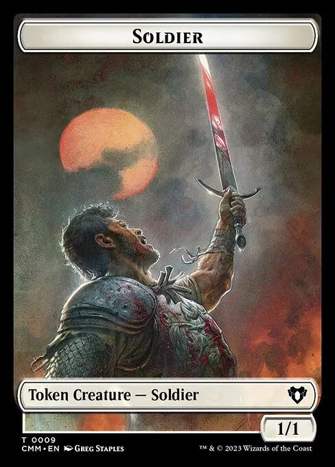 Soldier · Commander Masters Tokens 9/81
