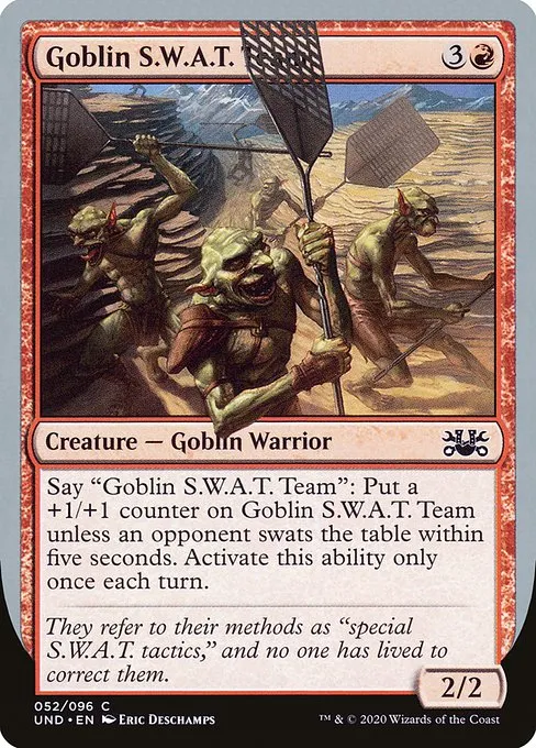 Goblin S.W.A.T. Team · Unsanctioned 52/96