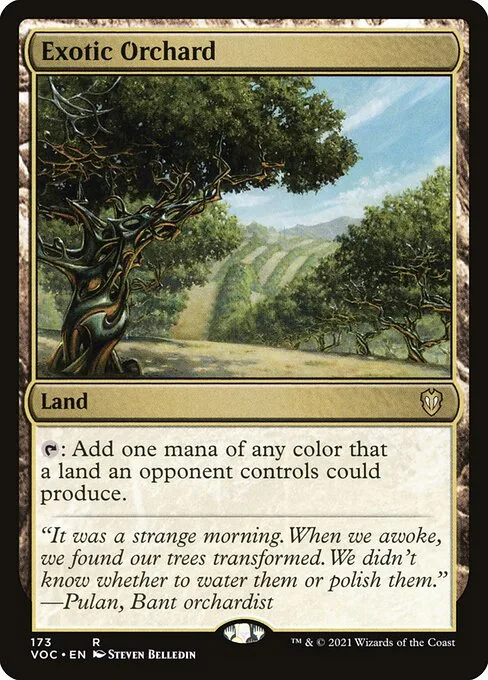 Exotic Orchard · Crimson Vow Commander 173/188