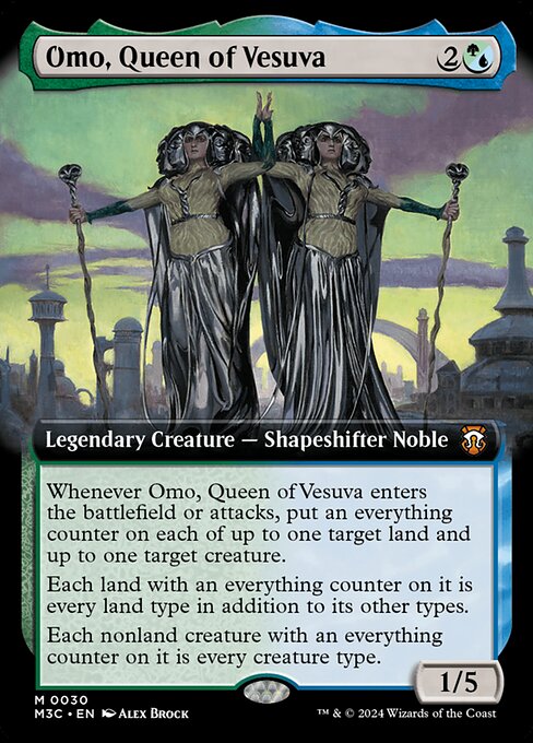 Omo, Queen of Vesuva · Modern Horizons 3 Commander 30/398