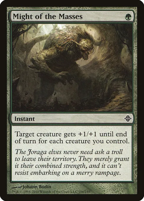 Might of the Masses · Rise of the Eldrazi 196/248
