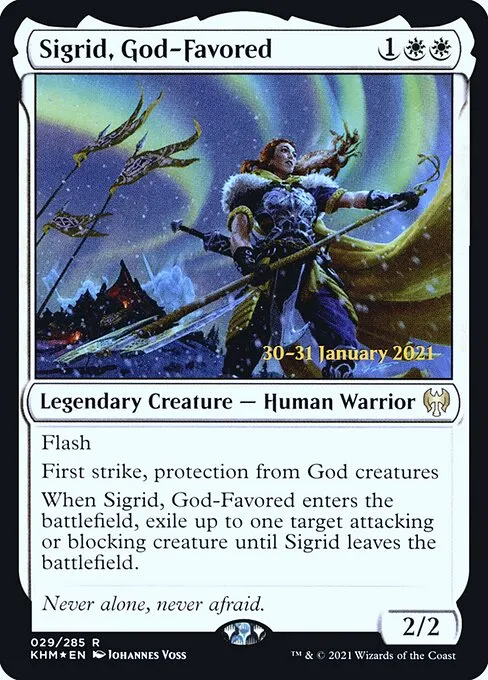 Sigrid, God-Favored · Kaldheim Promos 29s/158