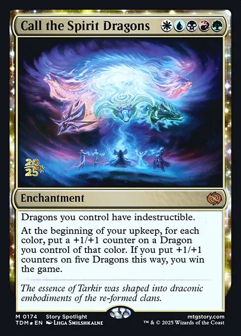 Call the Spirit Dragons · Tarkir: Dragonstorm Promos 174s/160