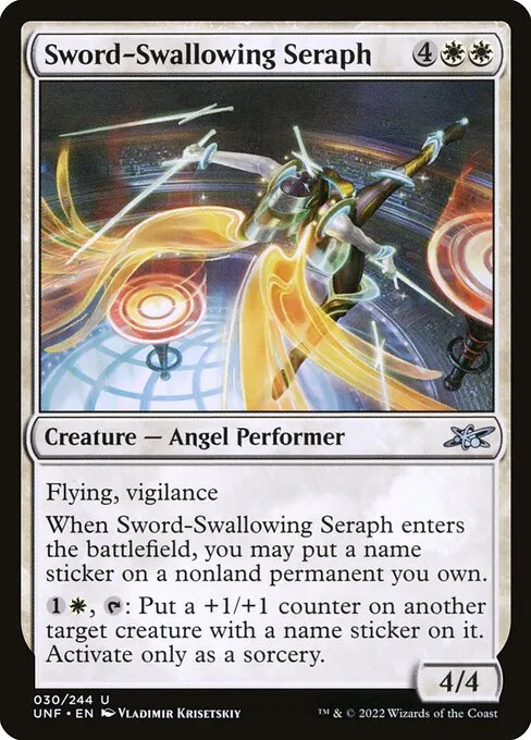 Sword-Swallowing Seraph · Unfinity 30/639