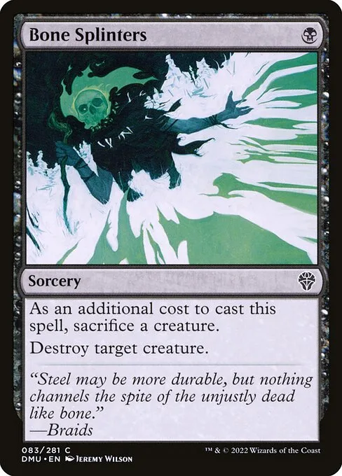 Bone Splinters · Dominaria United 83/453