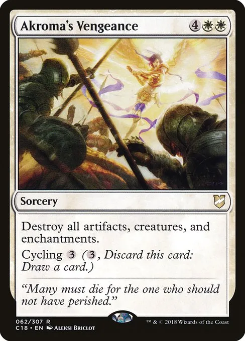 Akroma's Vengeance · Commander 2018 62/307