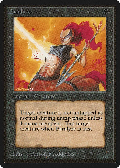 Paralyze · Limited Edition Beta 120/302
