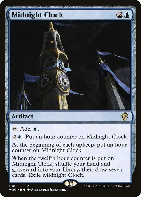 Midnight Clock · Crimson Vow Commander 108/188