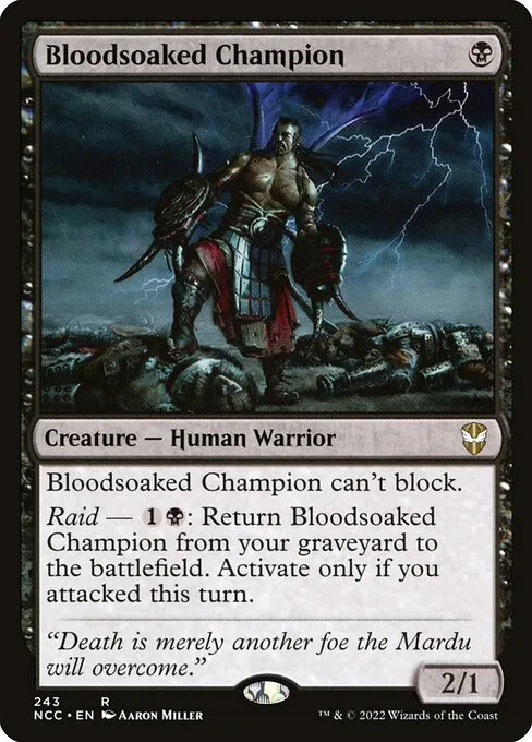 Bloodsoaked Champion · New Capenna Commander 243/447