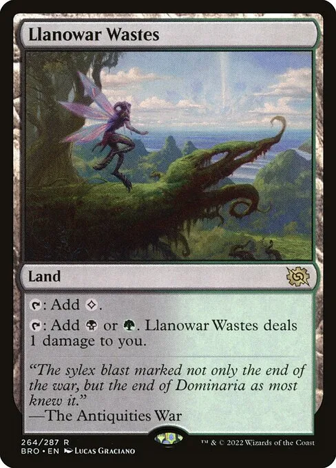 Llanowar Wastes · The Brothers' War 264/399