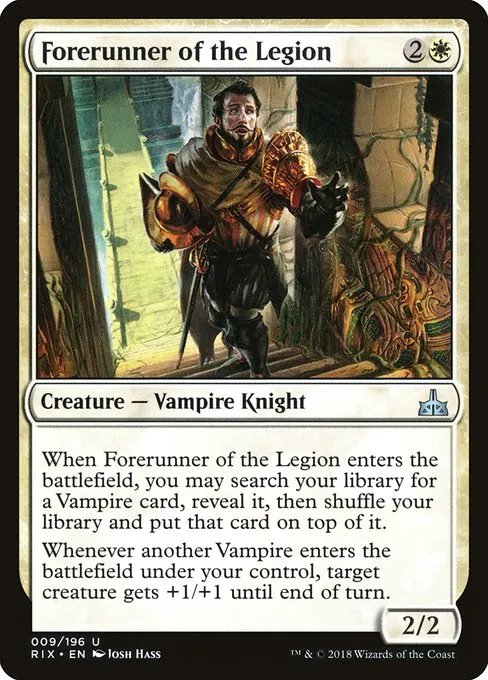 Forerunner of the Legion · Rivals of Ixalan 9/205