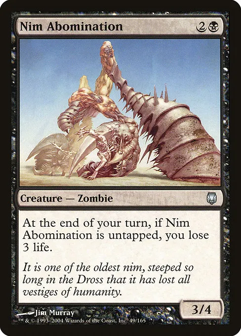 Nim Abomination · Darksteel 49/165