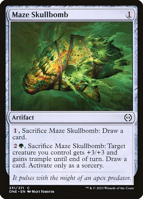 Maze Skullbomb · Phyrexia: All Will Be One 231/479