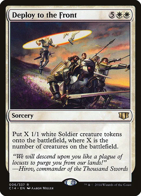 Deploy to the Front · Commander 2014 6/337