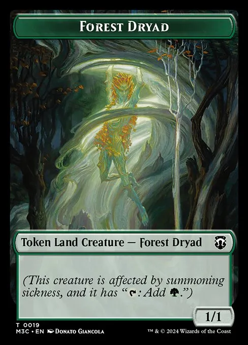 Forest Dryad · Modern Horizons 3 Commander Tokens 19/28