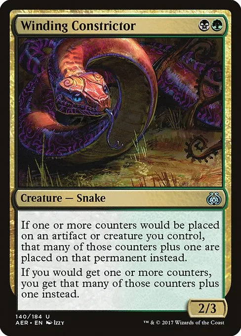 Winding Constrictor · Aether Revolt 140/197
