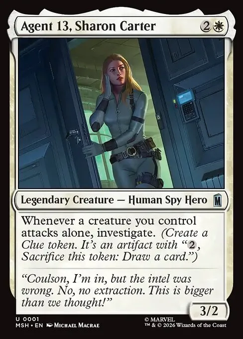 Agent 13, Sharon Carter · Marvel Super Heroes 1/24