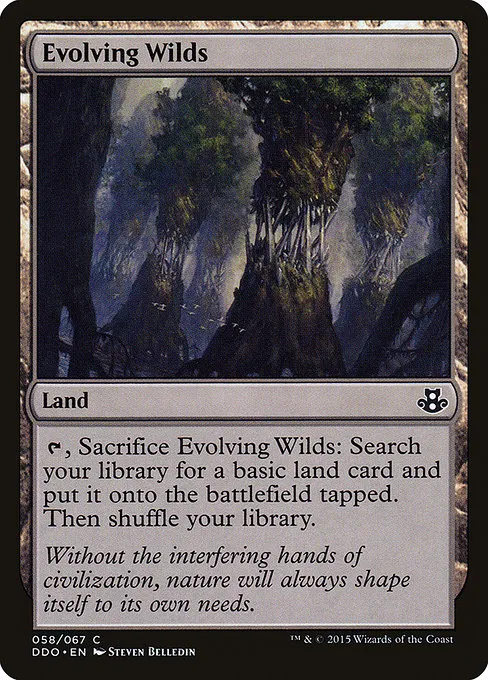 Evolving Wilds · Duel Decks: Elspeth vs. Kiora 58/67